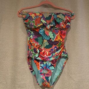 Bleu Rod Beattie one-piece tropical bathing suit. NWT!